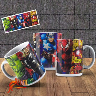 Caneca Polímero Super Heróis Marvel Personalizada em Oferta na Shopee
