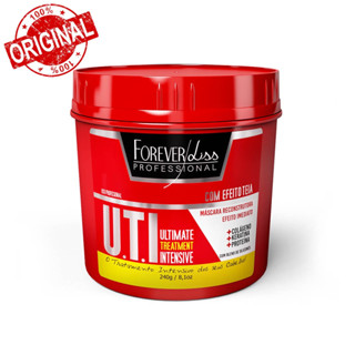 Máscara Reconstrutora UTI Forever Liss 240g - Tratamento Reconstrutor, Hidratação e Restauração