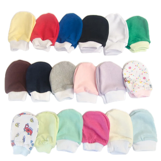 Kit 6 Pares Luvinhas para bebês 100% Algodão Fio 30 Premmium