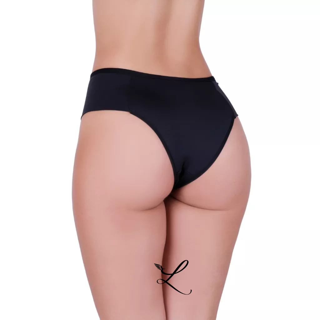 Kit 5 Calcinhas Femininas Conforto Cintura Alta Pala Dupla Ly Store (Sortidas) Frete Grátis