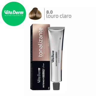 Tonalizante Pro Icf 8.0 Louro Claro 60gr Vita Derm