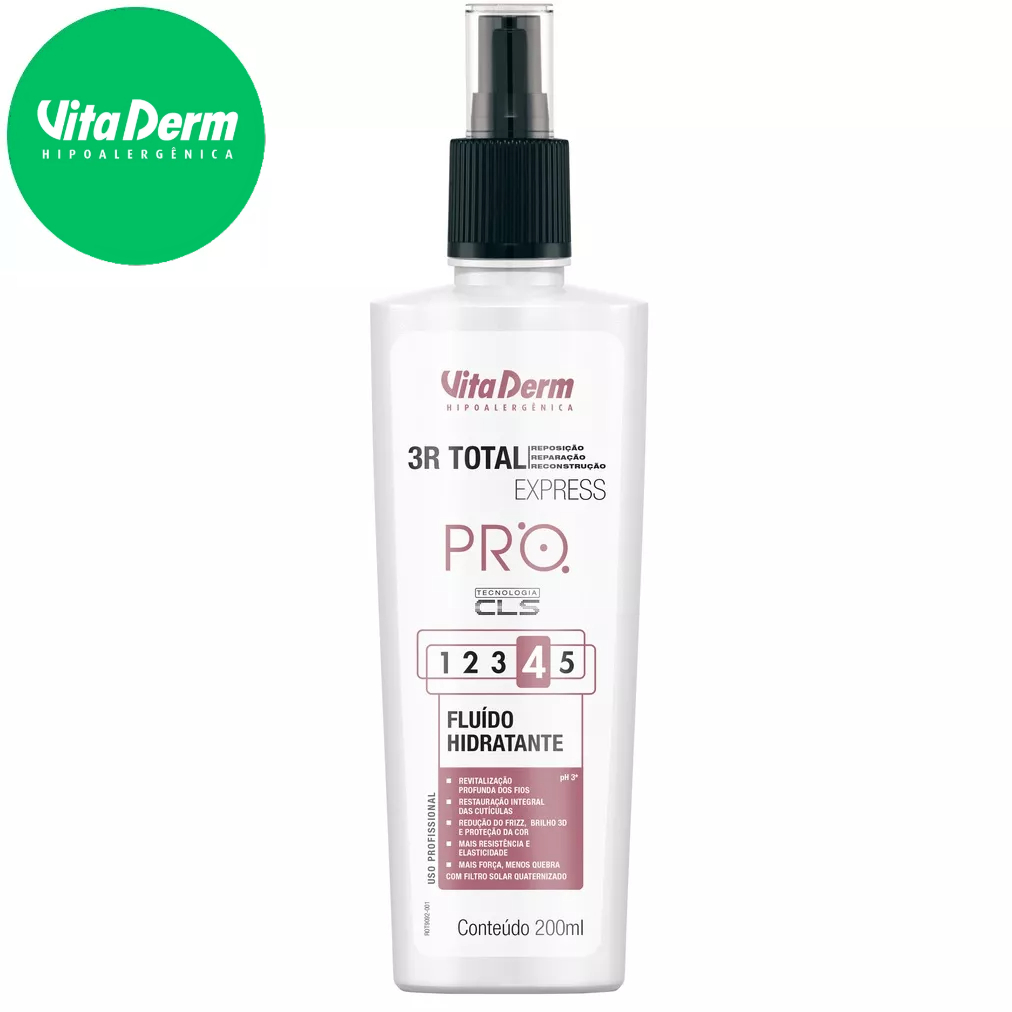 Fluído Hidratante 3r Total Express Vita Derm em Oferta na Shopee