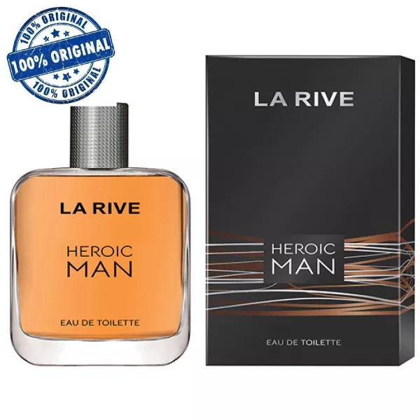 PERFUME MASCULINO LA RIVE HEROIC MAN EAU DE TOILETTE - 100ML