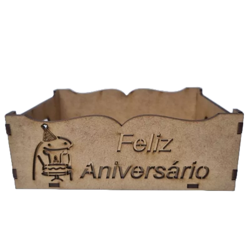 10 Bandeja Flork P FELIZ ANIVERSÁRIO caixa, cesta em Oferta na Shopee