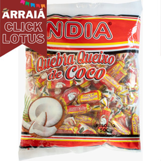 Bala Quebra Queixo De Coco 500G - India