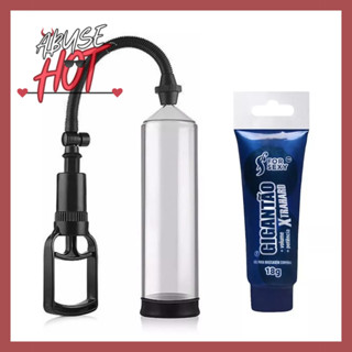 Kit Bomba Peniana Cresce e Engrossa Penis + Lubrificante Sexual Intimo Gigantao Aumenta o volume Kit Sex Shop