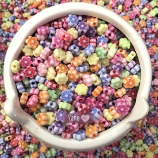Entremeio Florzinha 6mm Rosas 80 unidades | Miçangas | Artesanato | Pingentes