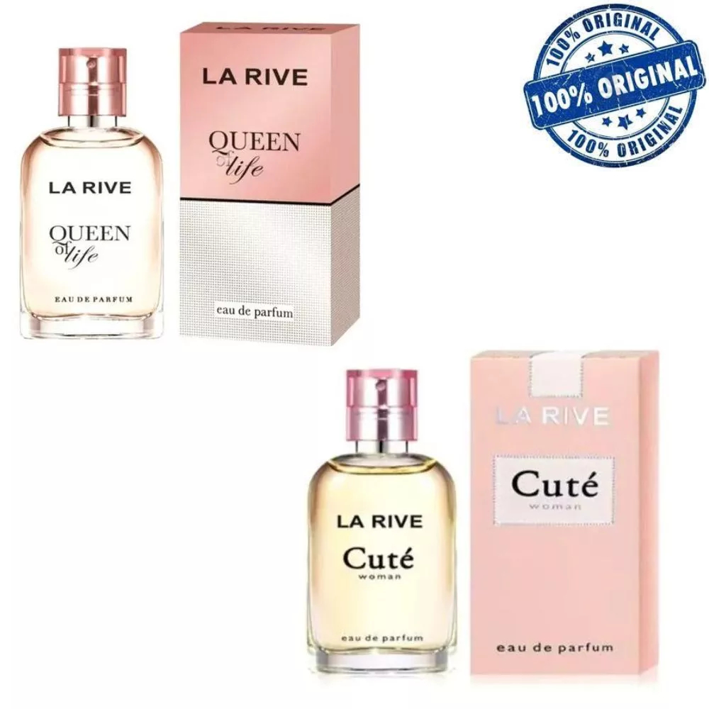 Kit viagem C/2 La Rive Queen of life 30ml e Cuté 30ml