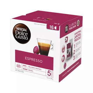 Kit c/ 2 caixas Café em cápsulas expresso Dolce Gusto Nescafé 16 cápsulas