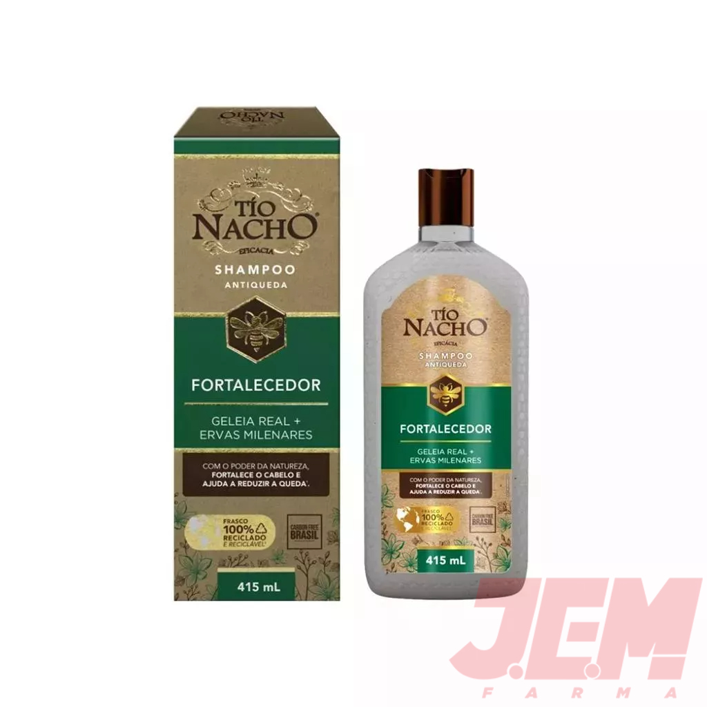 Shampoo Tio Nacho Antiqueda Fortalecedor 415ml em Oferta na Shopee