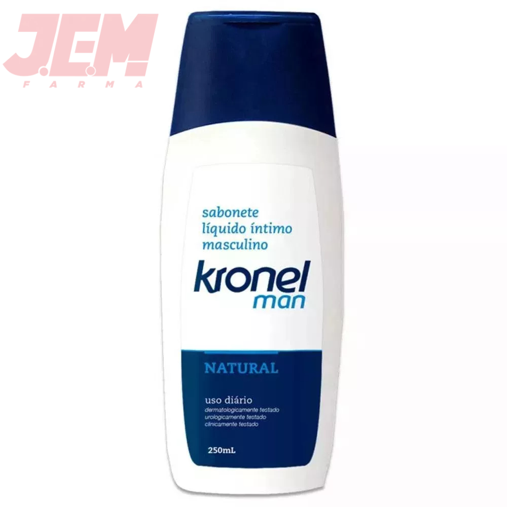 Sabonete Líquido Íntimo Kronel Man Masculino 250ml