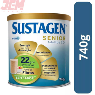 Sustagen Senior Adulto 50+ Sem Sabor - 740g