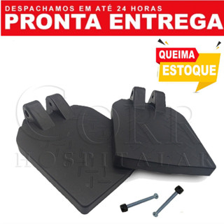 Apoio de Pé Pedal Central para Cadeira de Rodas Jaguaribe (PAR)