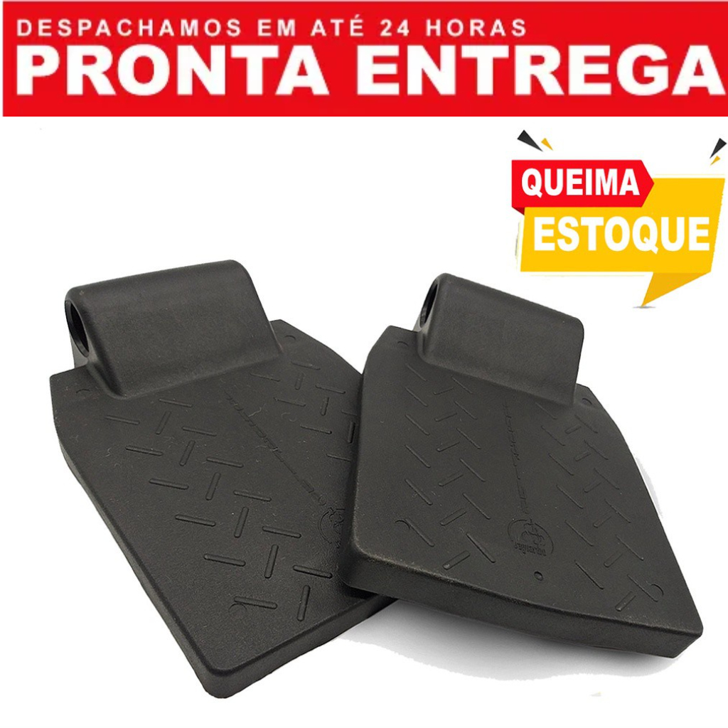 Apoio de Pé Pedal Lateral para Cadeira de Rodas Jaguaribe (PAR)