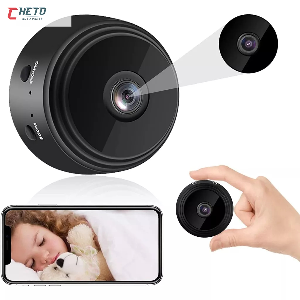 Câmera De Monitoramento Noturno Monitor De Rede Em Casa Infravermelho Night Vision A9 FsHD 1080P Wi-Fi Sem Fio