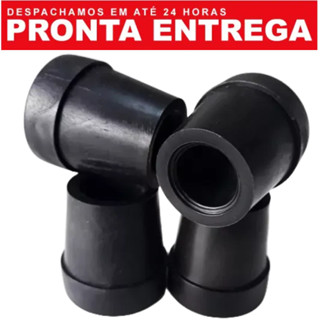 Ponteira Pé 5/8 para Bengala Muleta Andador (4 Unidades)