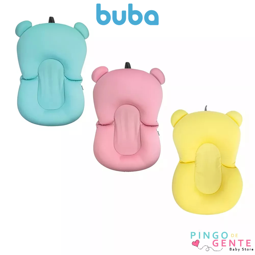 Almofada Confortável Para Banho Relaxante Banheira Bebê Buba