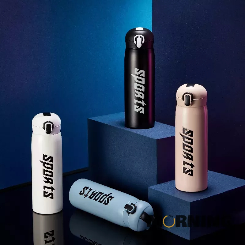 Garrafa Térmica de Aço Inox 520ml Água Café com Alça Camping Trilha Acampamento em Oferta na Shopee