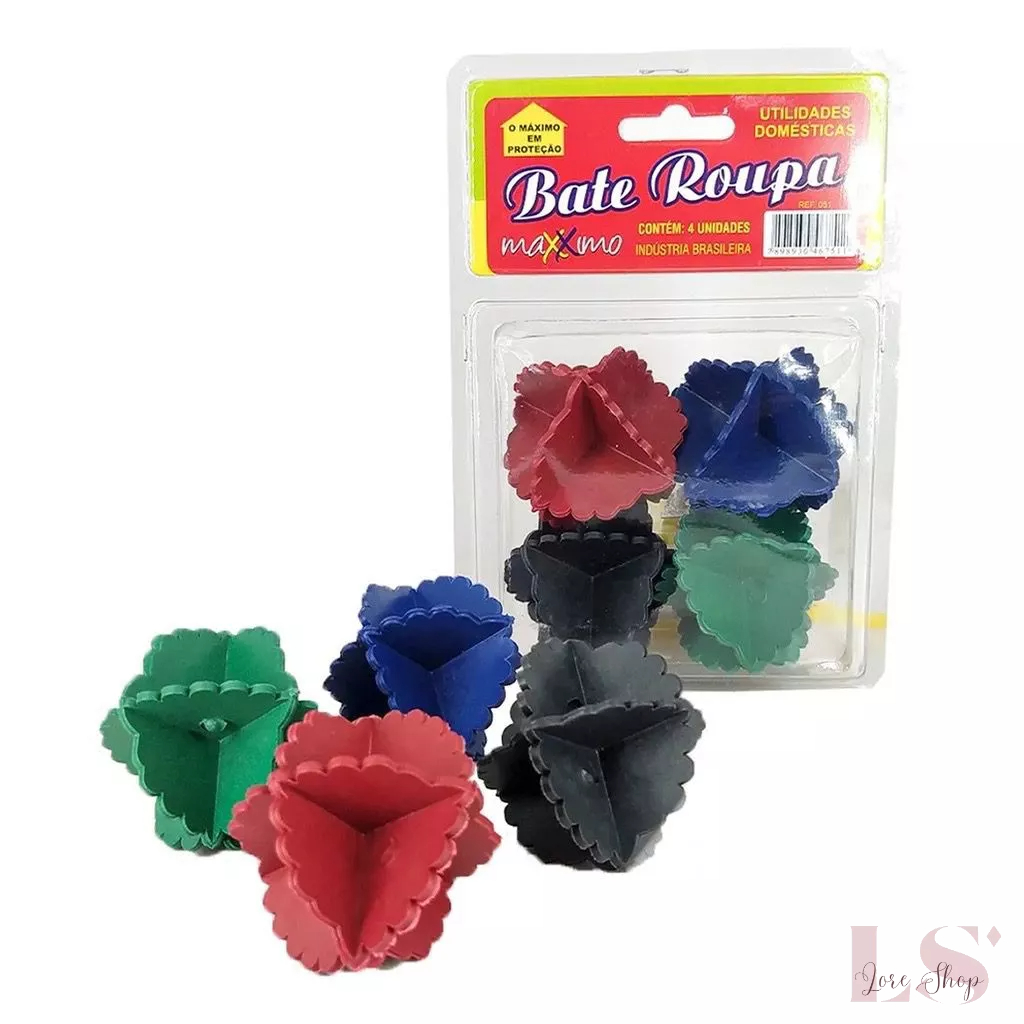 Esferas Bolinha Bola Bate Roupas 4 Peças Para Lavar Roupas Lavanderia Máquina de Lavar