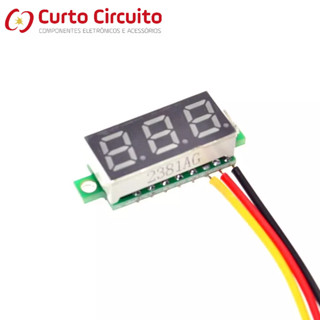 Mini Voltímetro Digital 4.5~30v Led Vermelho