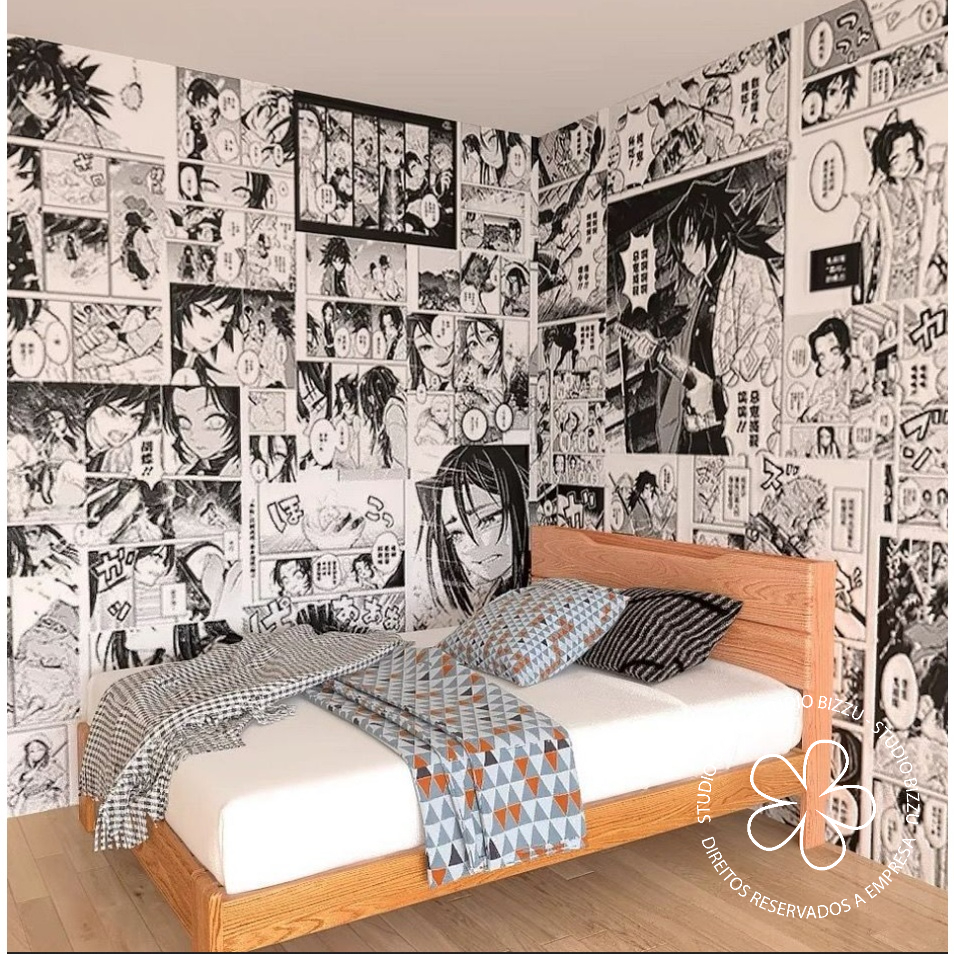 Papel de Parede Adesivo, Solo leveling, Jujutsu, Frieren, Dandadan lambe lambe de anime mangá em Oferta na Shopee