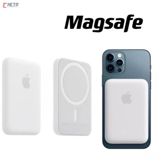 Carregador Portátil Indução para iPhone/Android Magsafe Apple Sem fio Bateria Carga 5000mAh