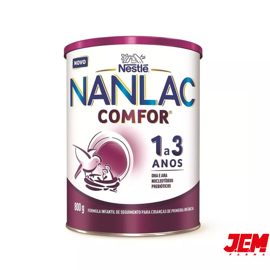 Leite Nestle Nanlac Comfor 1 a 3 Anos - 800g