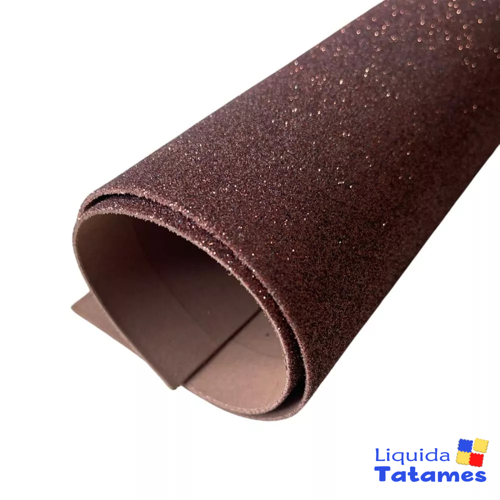 Placas De EVA com Glitter 40x48 (Dubflex) - Kit com 10 folhas - escolha UMA cor — imagem 2 de 2
