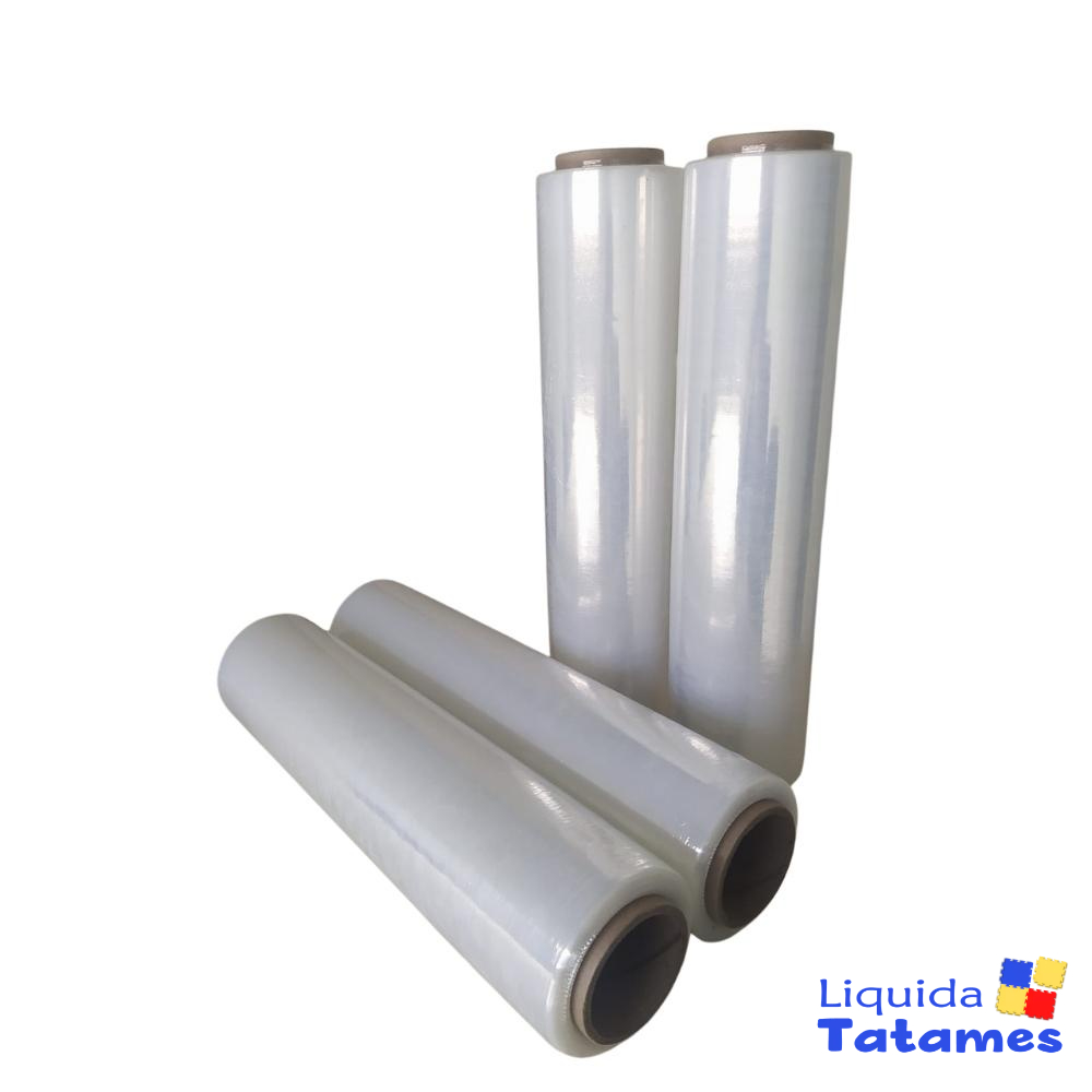 Filme Stretch 500mm X 25 Micras - Com 200 Metros