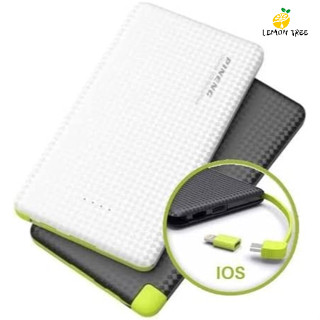 Carregador Portátil Pineng Power Bank 10.000mah com adaptador iPhone,V8