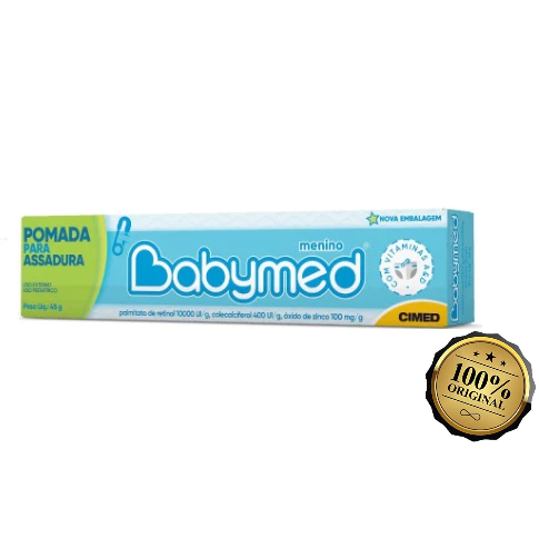 Pomada De Assaduras Babymed Menino Caixa 45g - Cimed