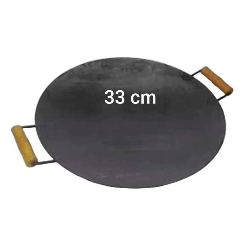 Disco Chapa de arado Rústico Reforçado com Alças 33 cm. em Oferta na Shopee