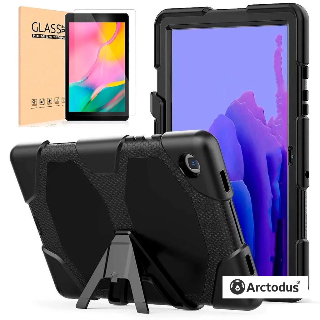 Capa Survivor Arctodus Adulto Infantil Para Tablet Samsung Galaxy Tab A8 10.5 SM- X200 / X205 + Película de Vidro