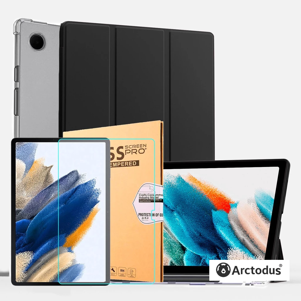 Capa Smart Magnética Arctodus Para Tablet Samsung Galaxy Tab A8 10.5 SM- X200 / X205 + Película de Vidro