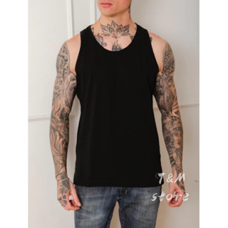 Regata Masculina Lisa Básica Camisa Algodão Penteado 30.1