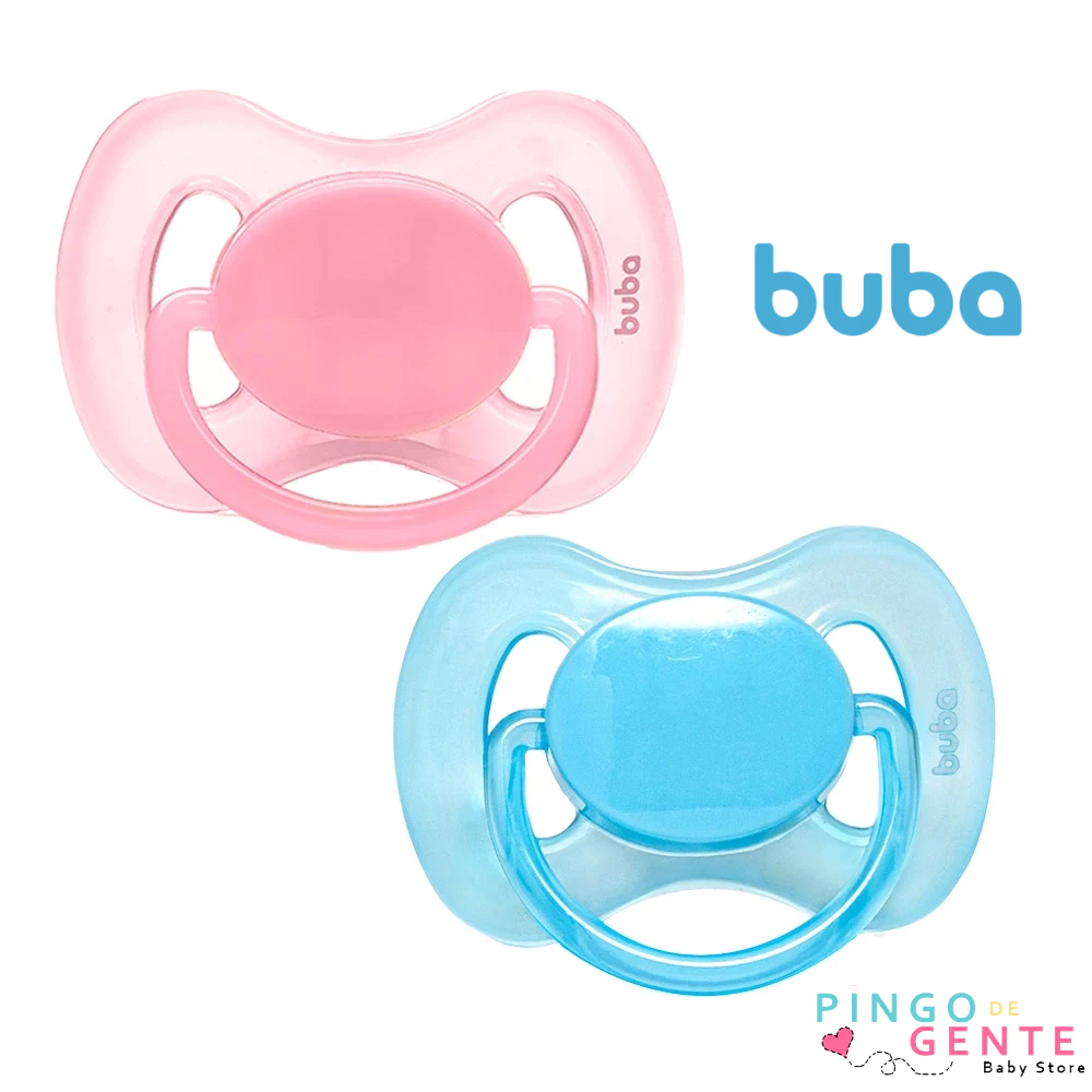 Chupeta Comfort Silicone Ultra Soft Com Capa Protetora Buba em Oferta na Shopee