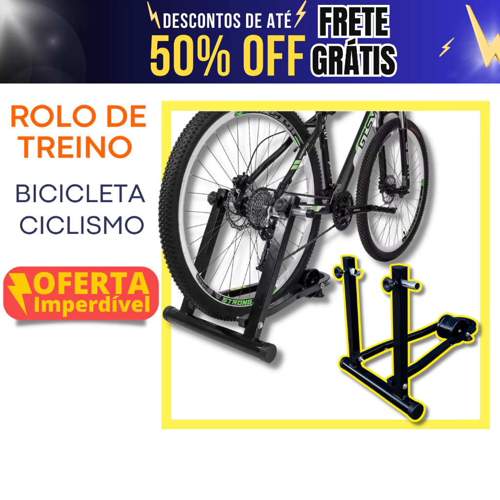 Rolo De Treino Para Ciclismo Mtb Urban Speed Ergométrico Dobrável em Oferta na Shopee