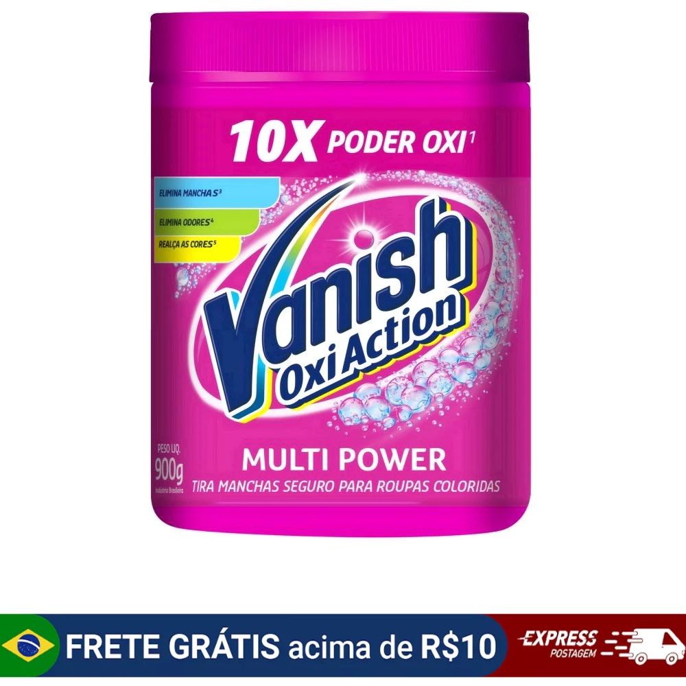 Vanish Oxi Action Multi Power Roupas Coloridas 450g