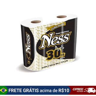 Papel Higiênico Folha Dupla Pacote C/4 Ness em Oferta na Shopee
