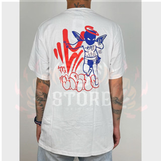 Camiseta 100% Algodão Moda Streetwear Skatista Anjo Balaclava Lançamento Envio Imediato