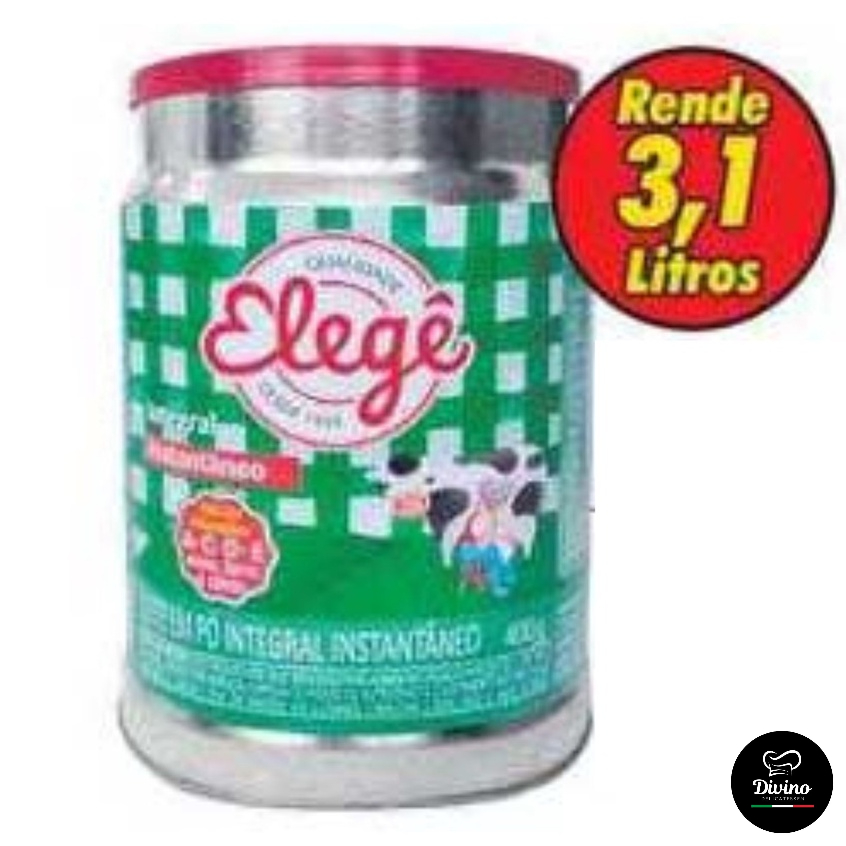 Leite em Pó Elegê Integral Lata 380g