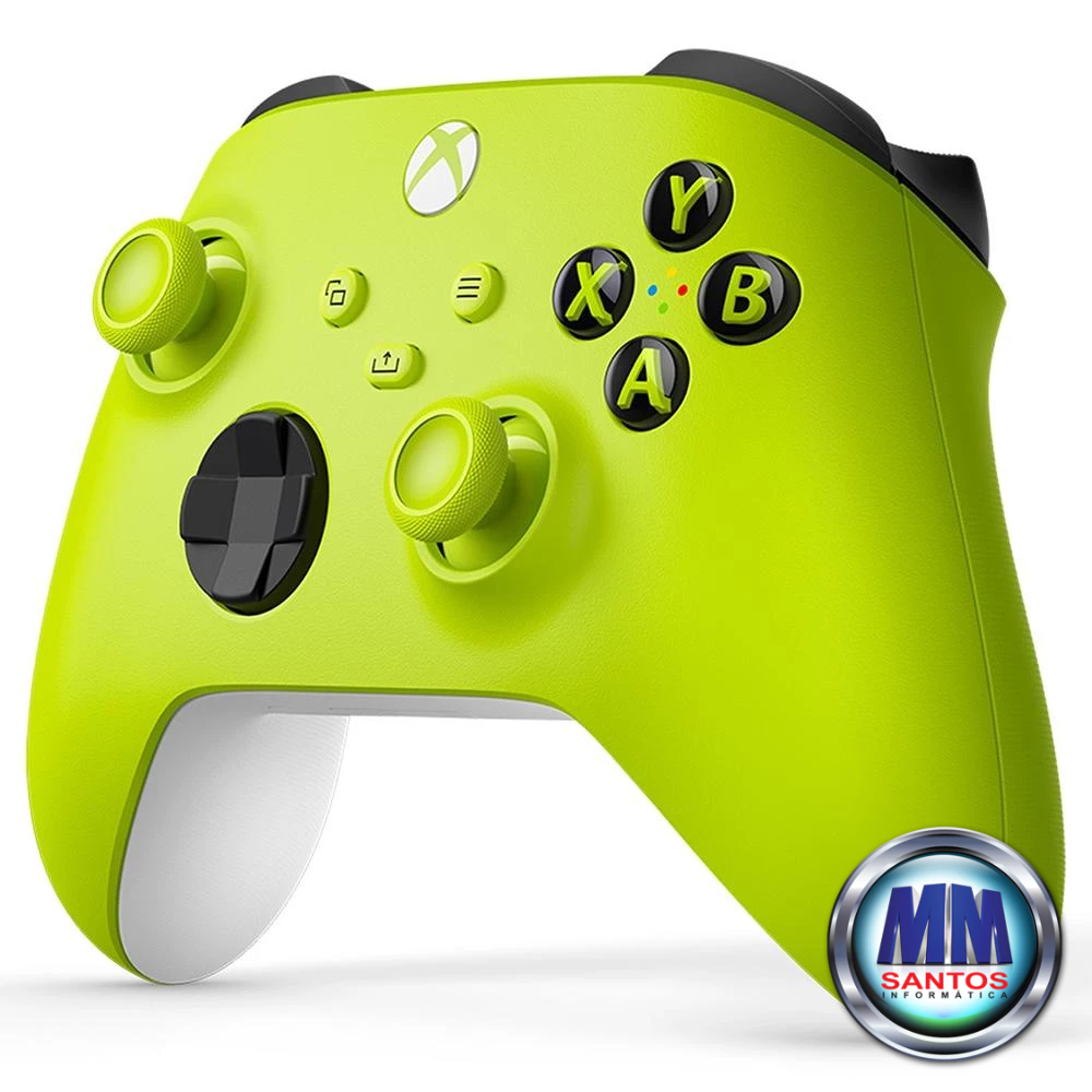 Controle Sem Fio Microsoft Xbox Series S X One Pc Eletric Volt Verde