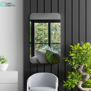 Espelho Retangular Grande 90 X 60 Moderno Lapidado Com Suporte em Oferta na Shopee