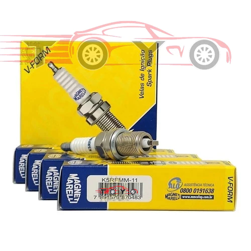 Jogo De Velas Renault Clio Kangoo Twingo 1.0 8v D7D gasolina Desde 1998 K5rfmm11