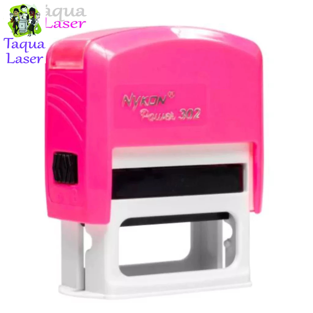 Carimbo Automatico Autoentintado Nikon 302 Rosa