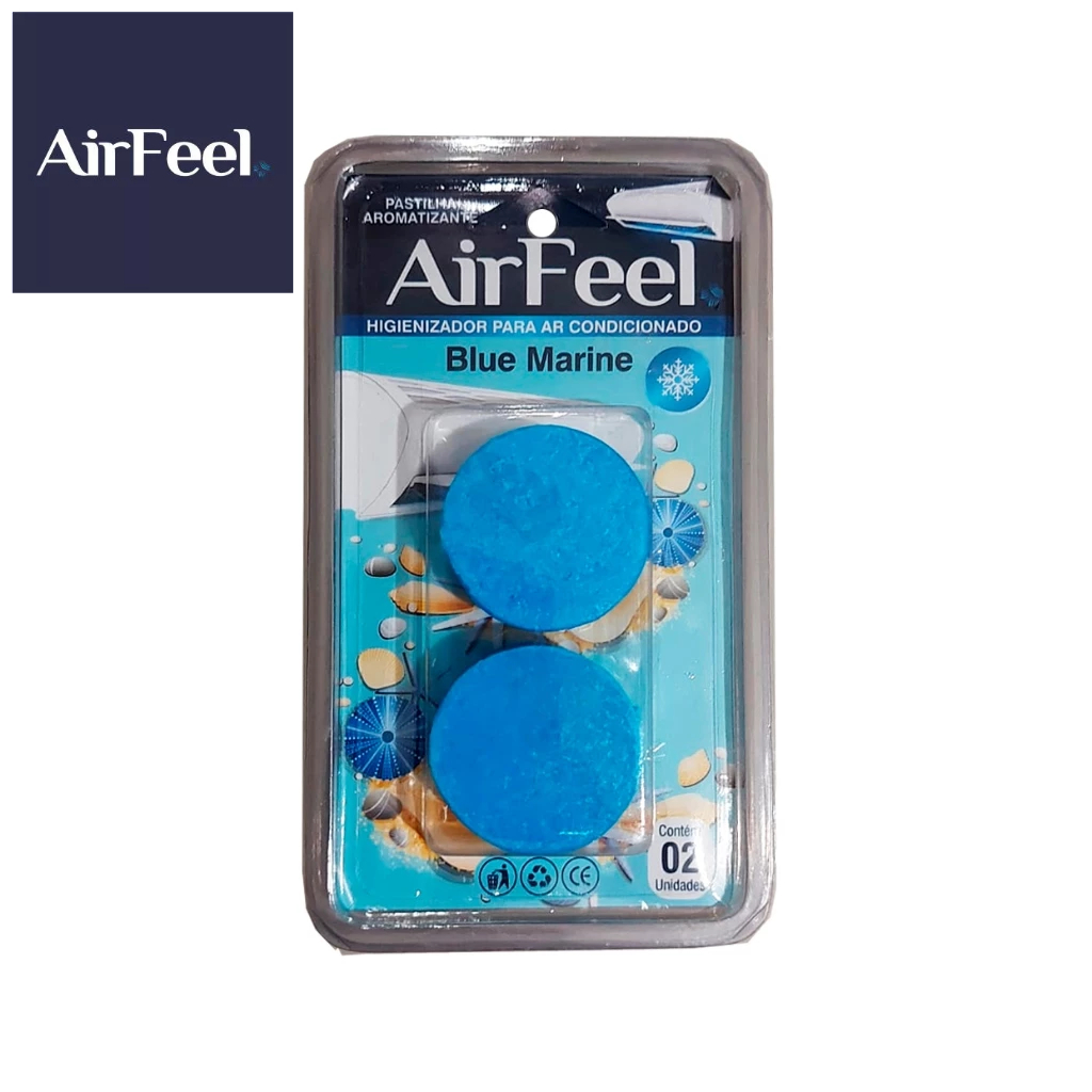 Pastilha Aromatizante Ar Condicionado Airfeel - Blue Marine