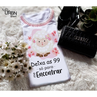 Camiseta T-shirt Blusa Gospel Cristão Deixa As 99 Jesus Deus