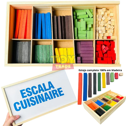 Escala Cuisenaire 294 Peças | BuscaProdutos