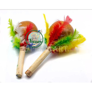 Maracá - maraca - Cacique Chocalho De Côco Percussão Bahia