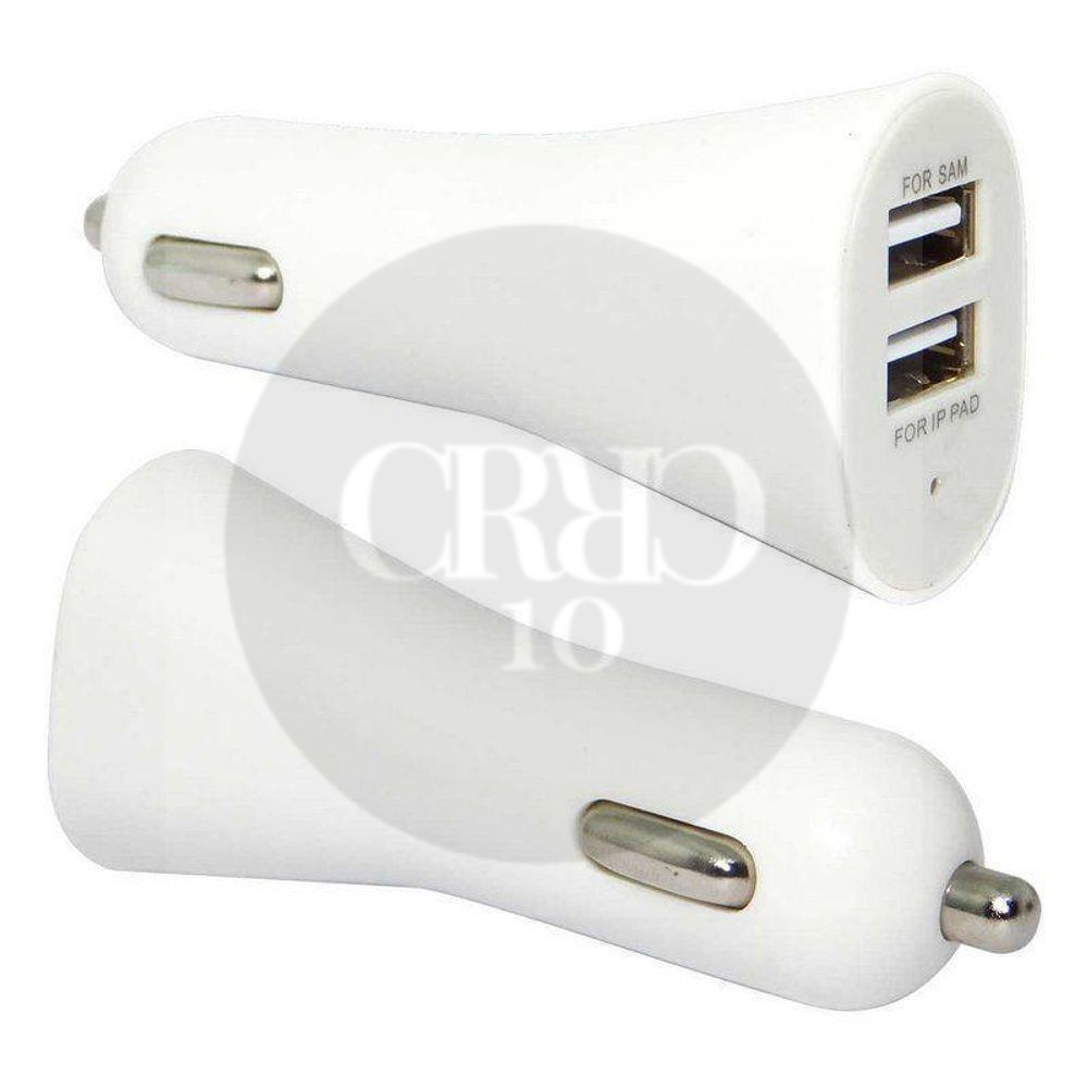 Carregador Veicular 2 entradas Usb Duplo Para Celular Tablet GPS